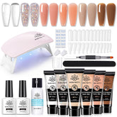 Born Pretty extension nail gel kit six-color set for at-home salon-quality nails.