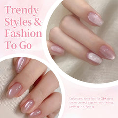 Born Pretty Glass Crystal Glitter Polish bottle showcases subtle sparkle and texture