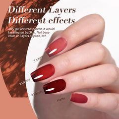 Born Pretty jelly gel nail polish green delivers vibrant chic depth