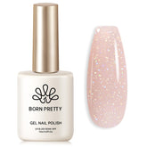 Born Pretty jelly gel nail polish nude pink offers a soft, durable everyday color.