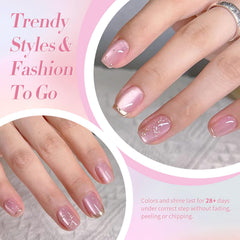 Born Pretty Long-lasting gel provides 21+ days durability and brilliant shine