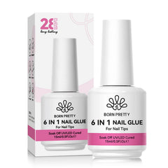 Born Pretty 6-in-1 nail glue with tip application for precise placement