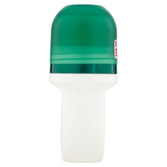 Roll-on application demonstrates smooth glide for quick, day-long freshness.