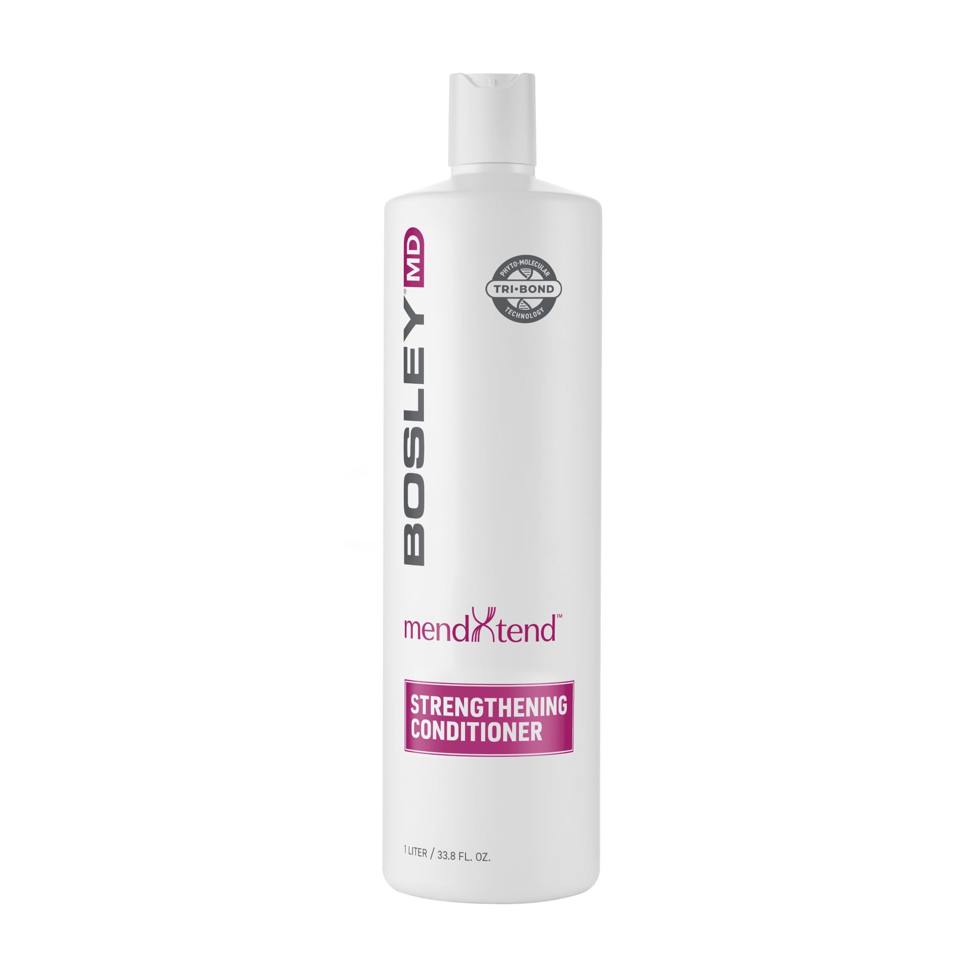 BosleyMD MendXtend bottle pour showing smooth dispensing for easy conditioning.