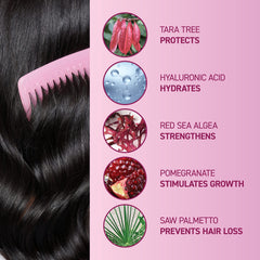 Hair volume and fuller look after MendXtend treatment.