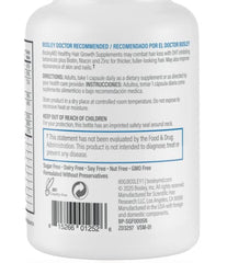 BosleyMD product on bathroom counter illustrating vegan, sulfate-free formulation.