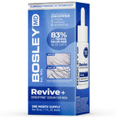 BosleyMD Revive+ serum bottle for daily densifying routine on thinning areas