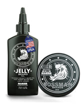 Bossman Beard Oil Jelly bottle with creamy texture for easy application and fuller beard impression