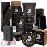 Bossman Big Boss jelly oil bottle for daily beard nourishment and skin conditioning.