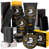 Bossman Big Boss Jelly Oil application boosts beard hydration and softness.