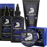 Bossman Essentials Beard Kit packaging in Royal Oud, ideal for gift occasions.