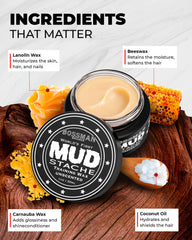 Applying MUDstache swirl demonstrates even distribution and matte finish