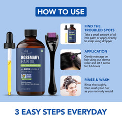 Botanic Hearth Hair Oil on hand shows lightweight, non-sticky feel for easy use