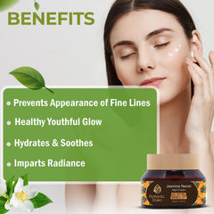 Botanic Rain Organic Ingredients label featuring ayurvedic botanicals and natural extracts.