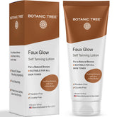 Botanic Tree Self Tanner bottle pour for easy, fast-drying bronzer application.