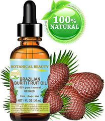 Botanical Beauty Buriti Oil dropper pour for easy application and quick absorption