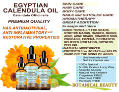 Calendula Oil texture appears silky and non-greasy for daily skincare