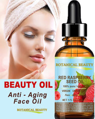 Botanical Beauty Red Raspberry Seed Oil texture gliding with a lightweight finish