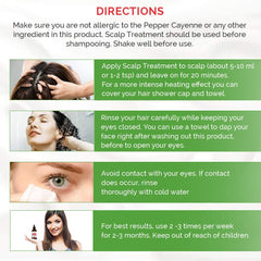 Botanical Green Care ingredients panel highlights nourishing oils for hair conditioning