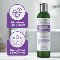 Shampoo foam lather from Botanical Green Care for daily cleansing
