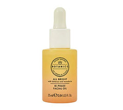 Botanics All Bright application on skin demonstrates gentle massage for morning use.