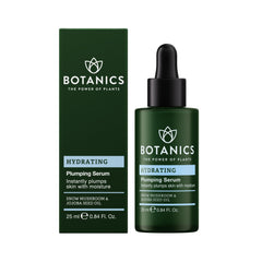 Botanics Hydrating Serum bottle with Snow Mushroom for lasting hydration