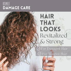 Botanist shampoo-conditioner steps in bath routine