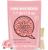 Bouvetan rose hard wax bottle – gentle formula for sensitive skin.