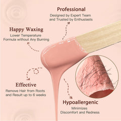 Bouvetan wax beads ideal for full-body waxing convenience