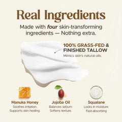BOVEA balm texture close-up, creamy and rich for daily moisture.