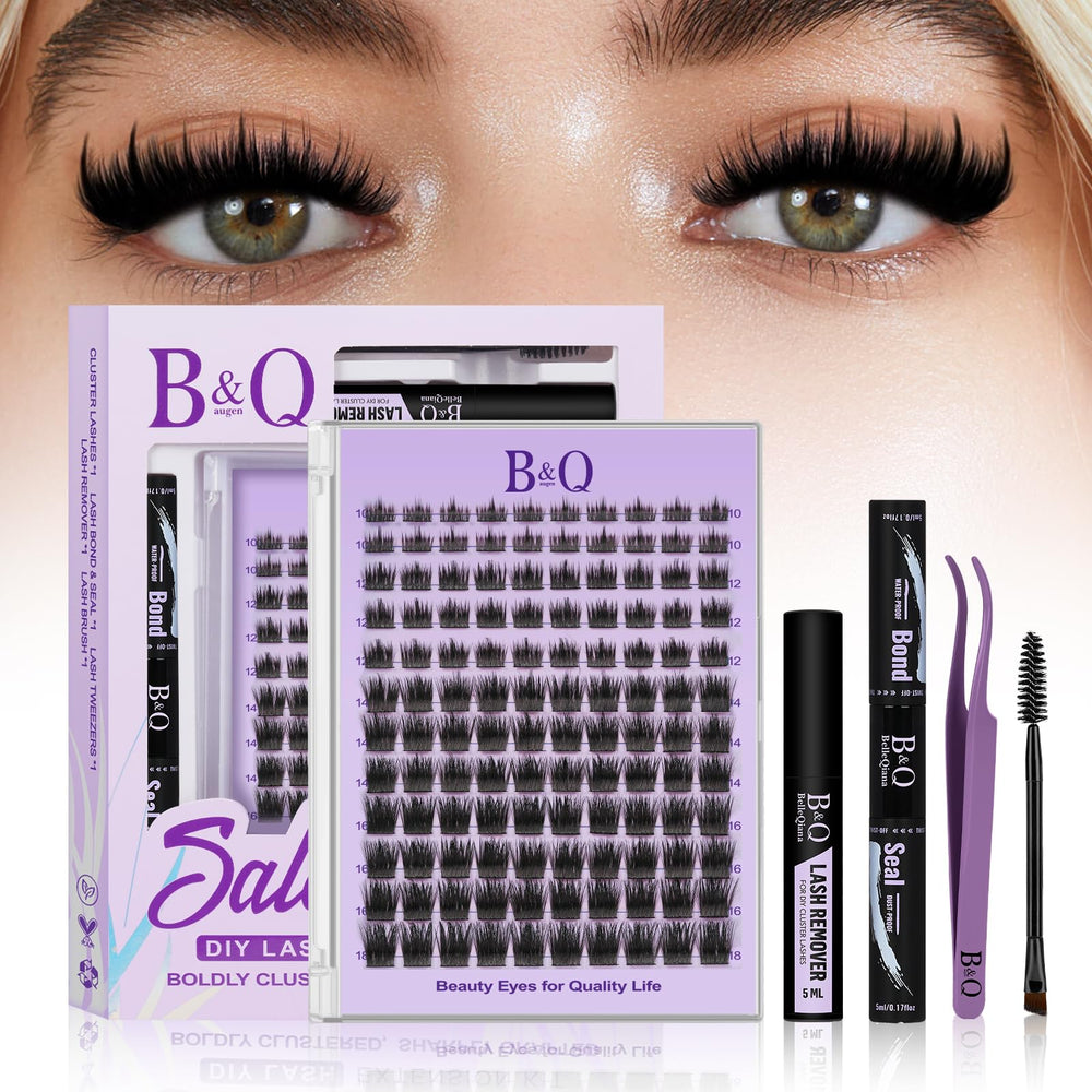 B&Qaugen Manga Lash Clusters with spikes for dramatic all-day volume