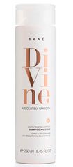 BRAÉ Divine anti-frizz shampoo bottle for sleek, shiny, manageable hair.
