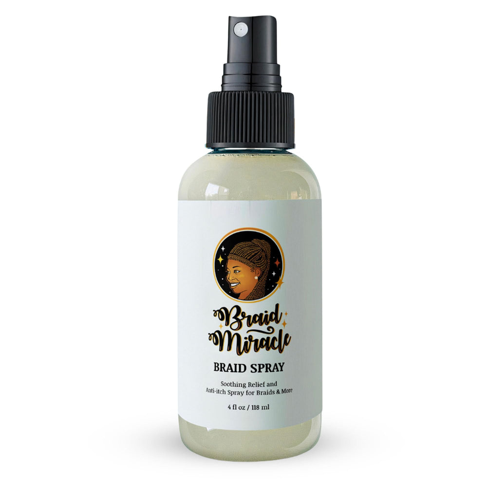 Braid Miracle Magic Soothing Spray bottle ready for scalp-nourishing mist