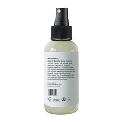 Braid Miracle Magic Soothing Spray mist application shows easy daily use for itchy scalps