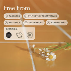 Branch Basics fragrance-free formula label indicating hormone-safe care.