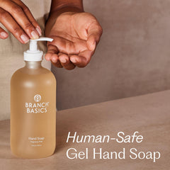Branch Basics Gel Hand Soap pump action for easy daily use