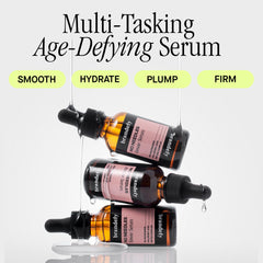 Brandefy No Needles serum applying two pumps demonstrates easy, light texture and quick absorption.