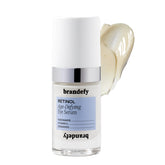 Brandefy Retinol + Niacinamide Eye Serum bottle for anti-aging and hydration