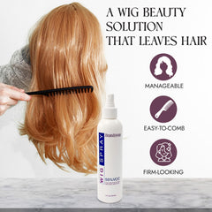 Brandywine wig spray daily-use action for easy touch-ups