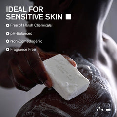 Bravo Sierra pH-balanced soap with creamy lather and moisturization.