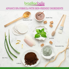 Brazilian Belle aloe vera ingredient view for soothing and hydrating skin.