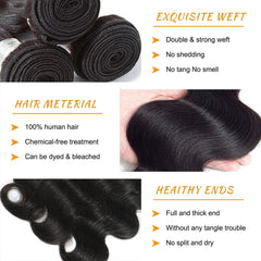 Brbeawor double-machine-weft bundles for durable wear with minimal shedding.