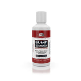 BREEJ Bump Terminator lotion bottle poured for fast bump care.