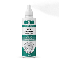 Brenol Body Firming Spray bottle front promotes daily use for a more even-looking skin