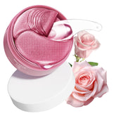 BREYLEE Flamingo Pink Eye Mask packaging showing 60 patches for refreshed eyes.