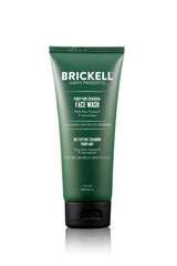 Brickell Men's Purifying Charcoal Face Wash bottle front for daily cleansing.