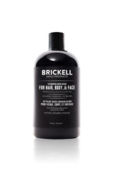 Brickell Rapid Wash bottle-front view with evergreen scent prompting daily cleansing.