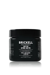 Brickell Smooth Finish Glycolic Acid Peel bottle pouring for refreshed skin.