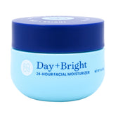 Bright Girl Day+Bright moisturizer pump bottle for silky, non-greasy teen hydration.