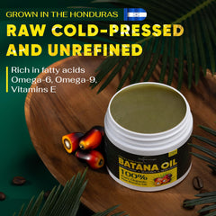 BRIGHTJUNGLE Batana Oil solid form melts easily for targeted treatments